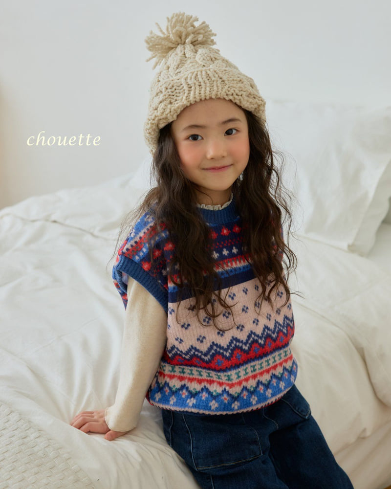 Chouette - Korean Children Fashion - #fashionkids - Nordic Cozy Vest - 9