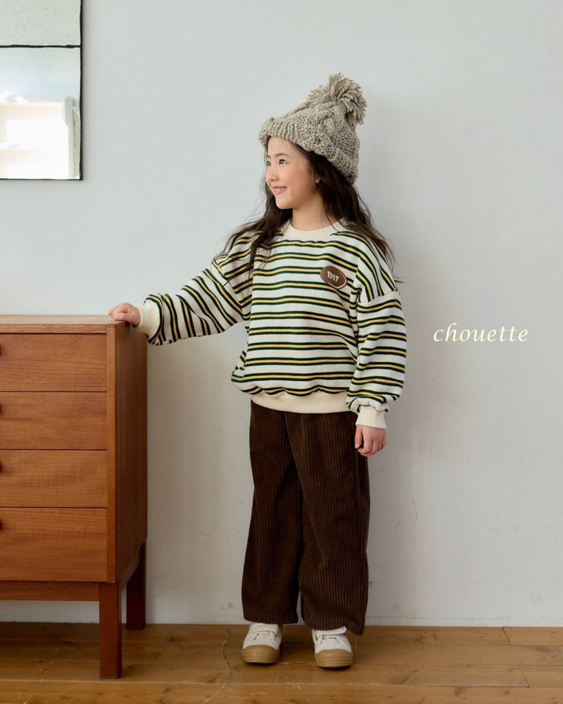 Chouette - Korean Children Fashion - #fashionkids - Corduroy Fleece Pants - 7