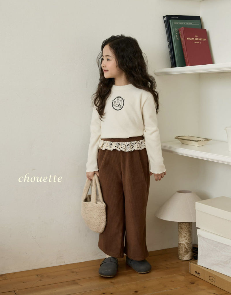Chouette - Korean Children Fashion - #fashionkids - Lace Cozy Pants - 6