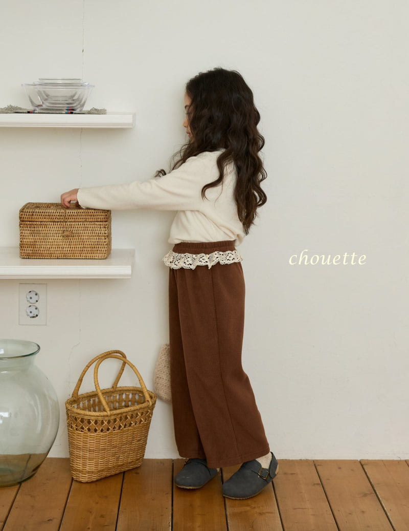 Chouette - Korean Children Fashion - #kidsshorts - Lace Cozy Pants - 7