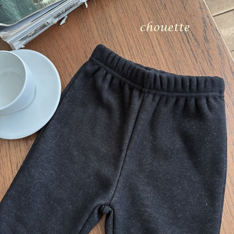 Chouette - Korean Children Fashion - #kidsshorts - Mink Denim Leggings - 2