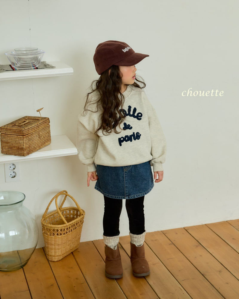 Chouette - Korean Children Fashion - #kidsshorts - De Paris Sweatshirt - 8