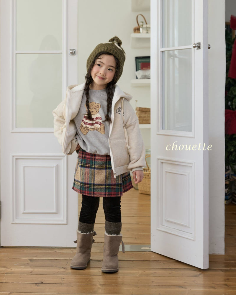 Chouette - Korean Children Fashion - #kidsshorts - Winter Zip-Up Hoodie - 5
