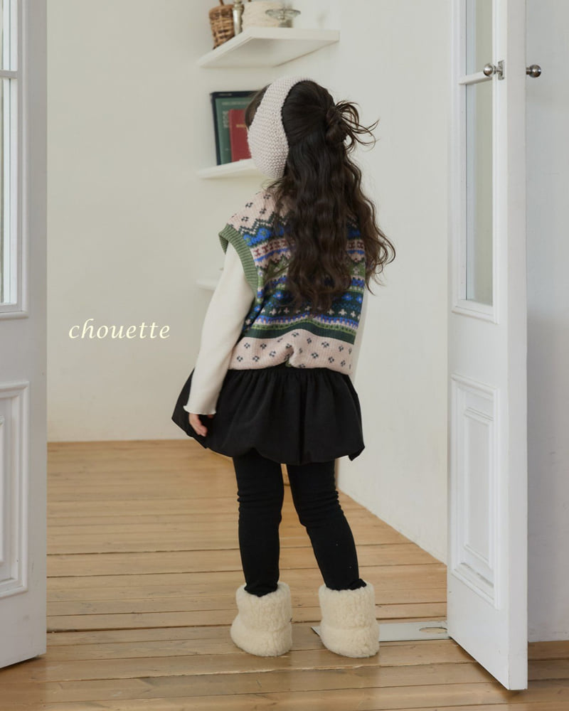 Chouette - Korean Children Fashion - #kidsstore - Nordic Cozy Vest - 11