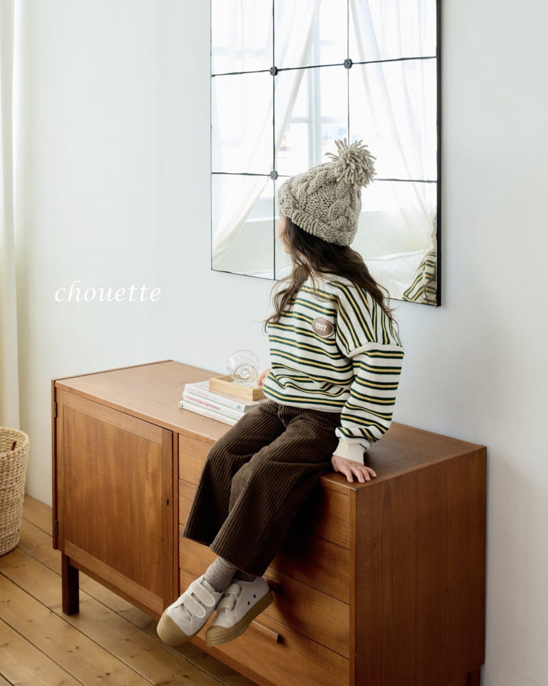 Chouette - Korean Children Fashion - #kidsstore - Corduroy Fleece Pants - 9
