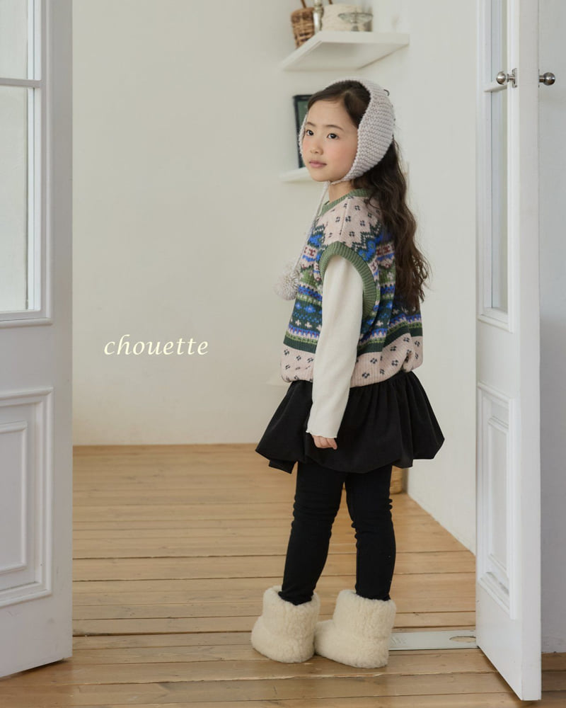Chouette - Korean Children Fashion - #kidzfashiontrend - Nordic Cozy Vest - 12
