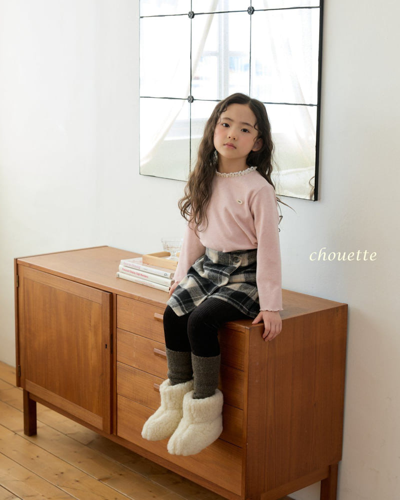 Chouette - Korean Children Fashion - #kidzfashiontrend - Lace Latte Tee - 11