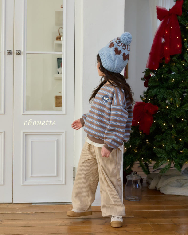 Chouette - Korean Children Fashion - #littlefashionista - Corduroy Fleece Pants - 12