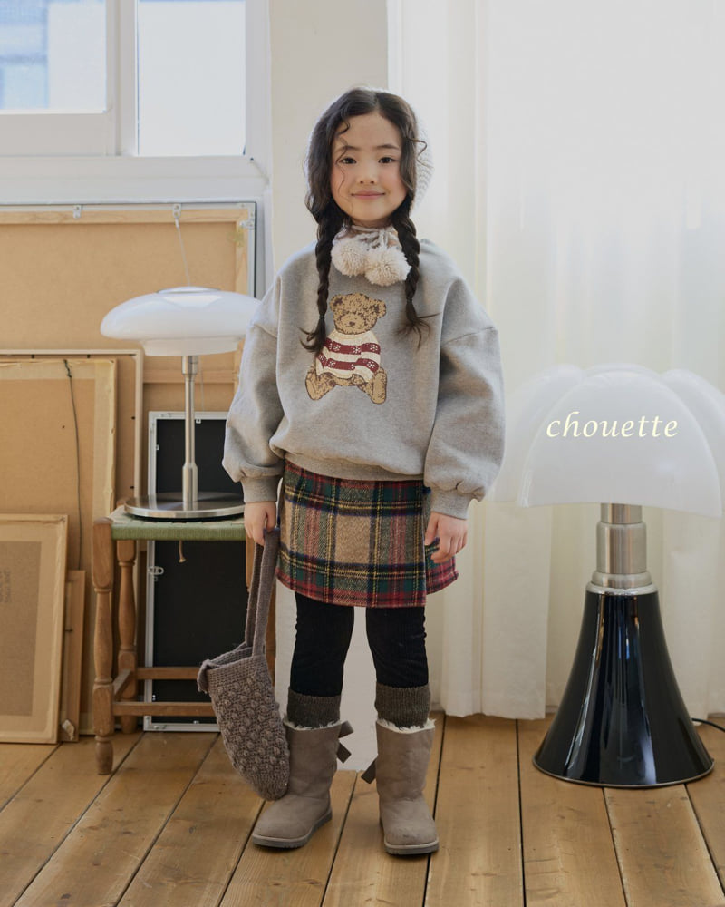 Chouette - Korean Children Fashion - #Kfashion4kids - Sweater Bear Sweatshirt - 4