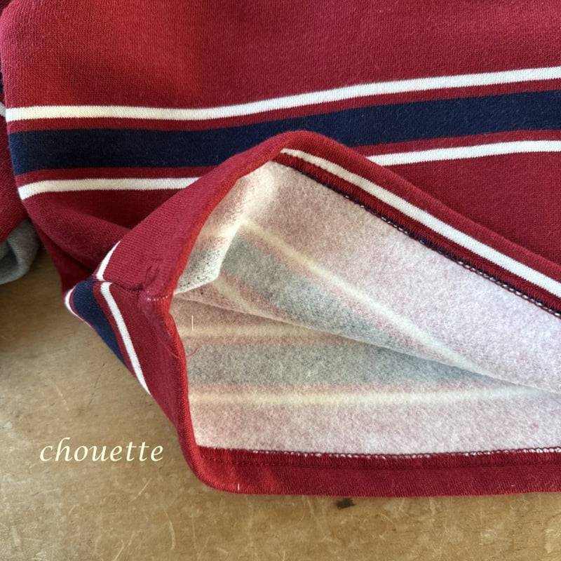 Chouette - Korean Children Fashion - #magicofchildhood - Fleece Rugby Collar Tee - 3