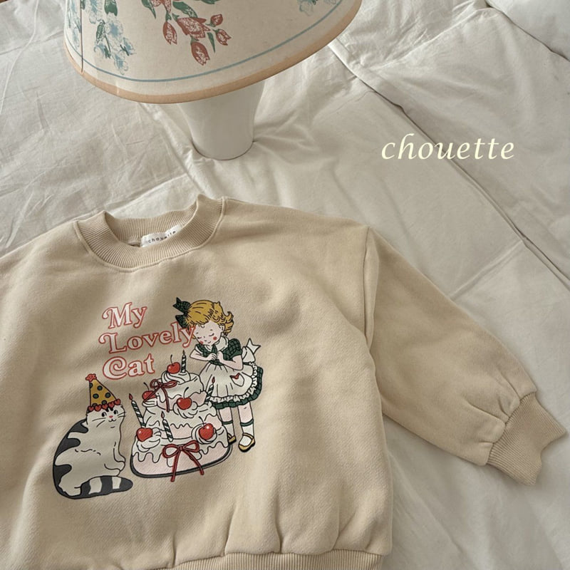 Chouette - Korean Children Fashion - #minifashionista - Kitten Sweatshirt - 3