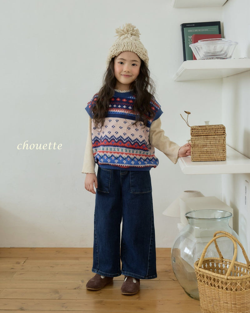 Chouette - Korean Children Fashion - #prettylittlegirls - Nordic Cozy Vest - 3