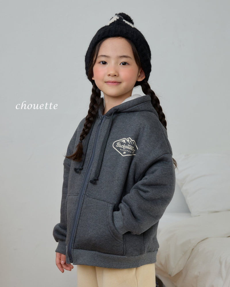 Chouette - Korean Children Fashion - #prettylittlegirls - Winter Zip-Up Hoodie - 12