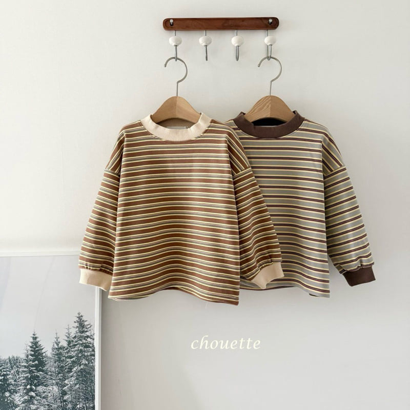 Chouette - Korean Children Fashion - #stylishchildhood - Milk Box Stripe Tee