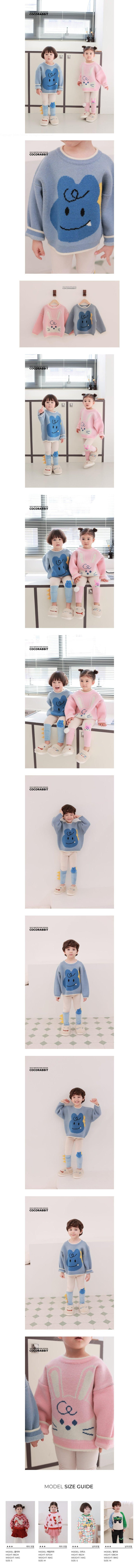 Coco Rabbit - Korean Children Fashion - #childrensboutique - Rabbit Dino Knit