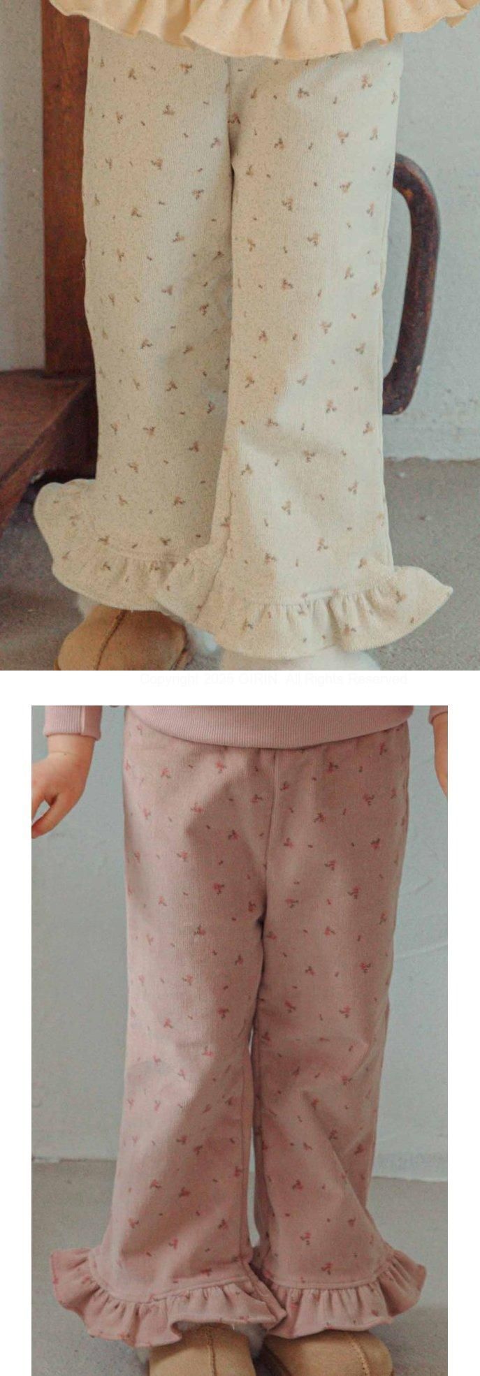 Coco Ribbon - Korean Children Fashion - #kidsstore - Corduroy Bootcut Pants