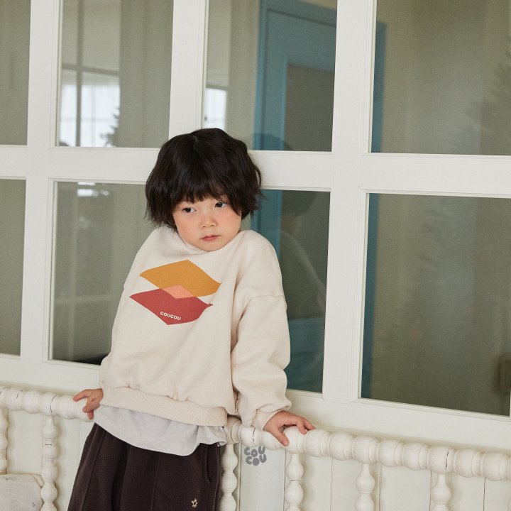 Cou Cou - Korean Children Fashion - #Kfashion4kids - Shape Sweatshirt - 2