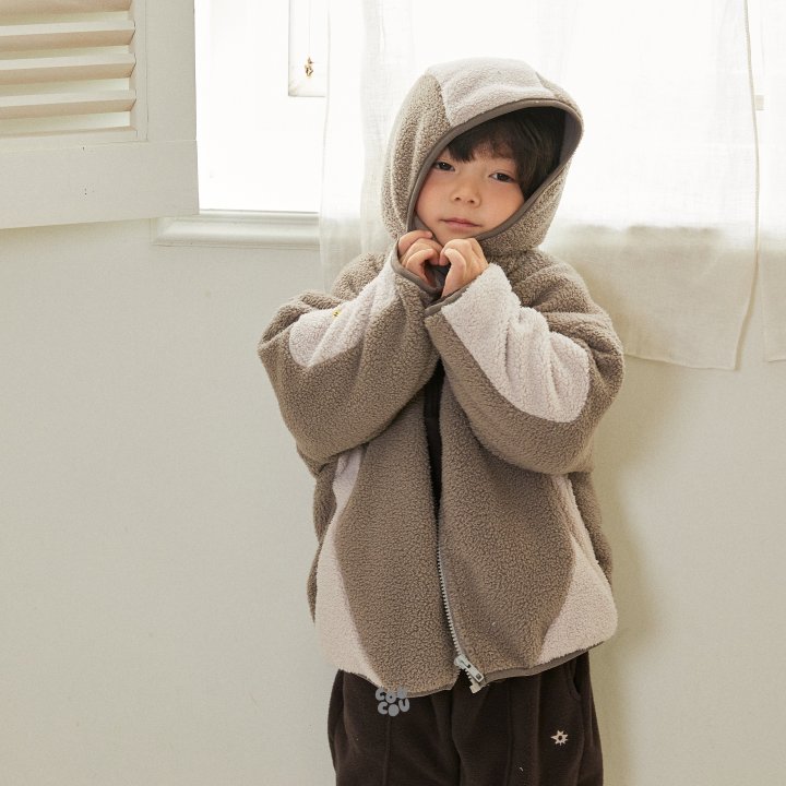 Cou Cou - Korean Children Fashion - #Kfashion4kids - Smile Fleece Jacket - 2