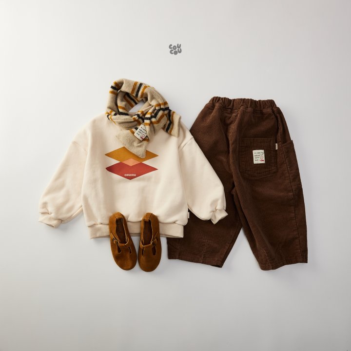 Cou Cou - Korean Children Fashion - #childrensboutique - Shape Sweatshirt - 11