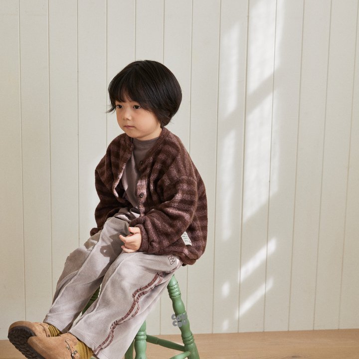 Cou Cou - Korean Children Fashion - #childrensboutique - Stripe Knit Cardigan - 2