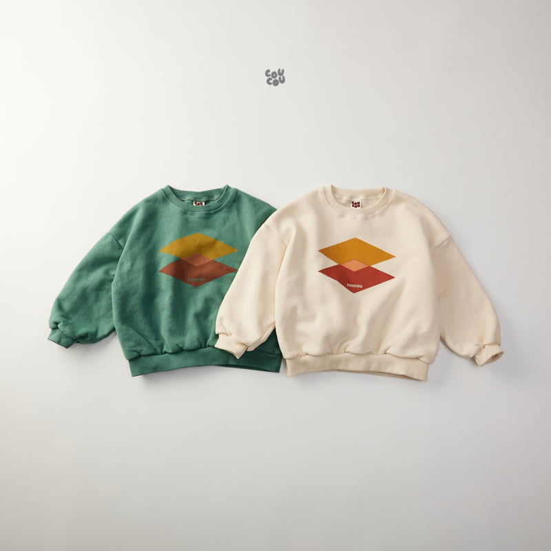Cou Cou - Korean Children Fashion - #designkidswear - Shape Sweatshirt - 12