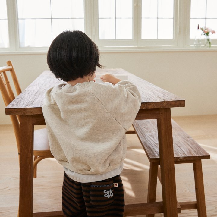 Cou Cou - Korean Children Fashion - #designkidswear - Band Raglan Sweatshirt - 9