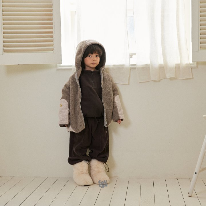 Cou Cou - Korean Children Fashion - #discoveringself - Soft Fleece Pants - 2