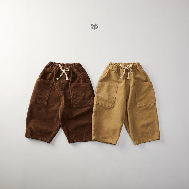 Cou Cou - Korean Children Fashion - #discoveringself - Corduroy Balloon Pants - 12