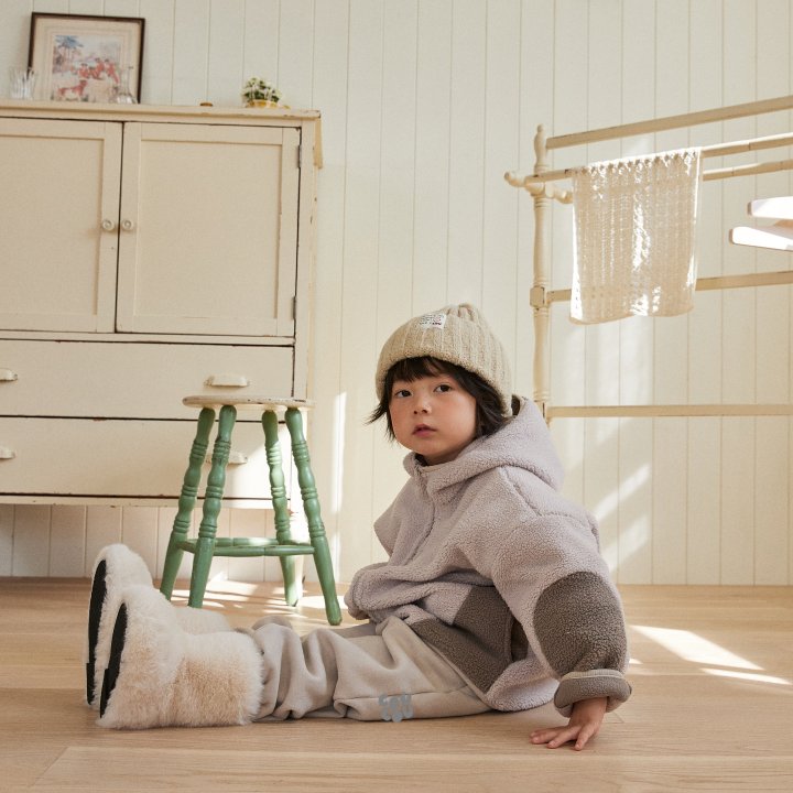 Cou Cou - Korean Children Fashion - #discoveringself - Smile Fleece Jacket - 11