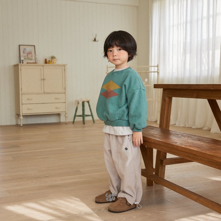 Cou Cou - Korean Children Fashion - #fashionkids - Soft Fleece Pants - 3