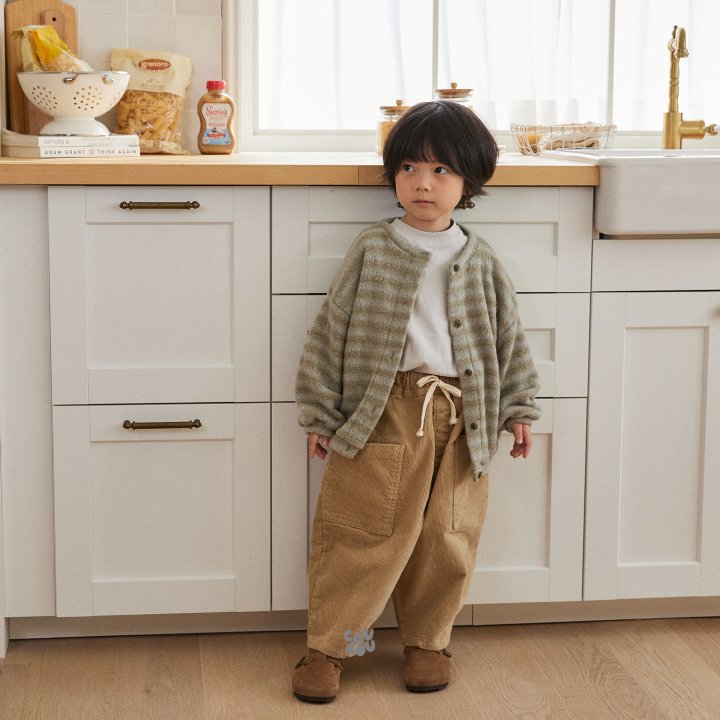 Cou Cou - Korean Children Fashion - #kidsstore - Corduroy Balloon Pants