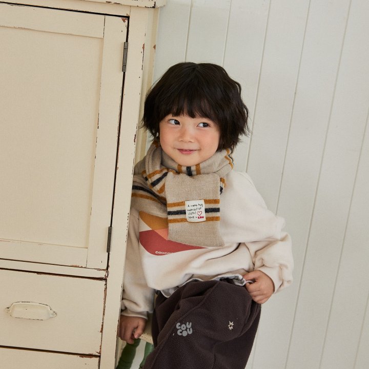 Cou Cou - Korean Children Fashion - #minifashionista - Shape Sweatshirt - 5