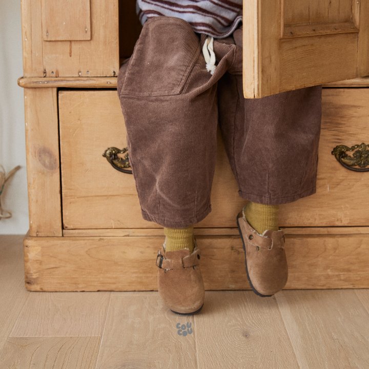 Cou Cou - Korean Children Fashion - #minifashionista - Corduroy Balloon Pants - 6