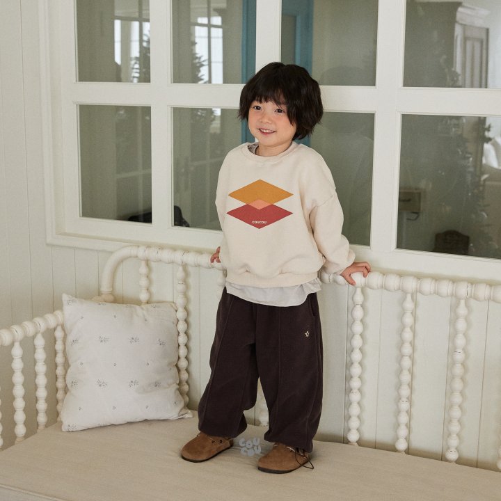 Cou Cou - Korean Children Fashion - #prettylittlegirls - Shape Sweatshirt - 6