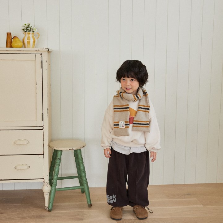 Cou Cou - Korean Children Fashion - #todddlerfashion - Shape Sweatshirt - 7