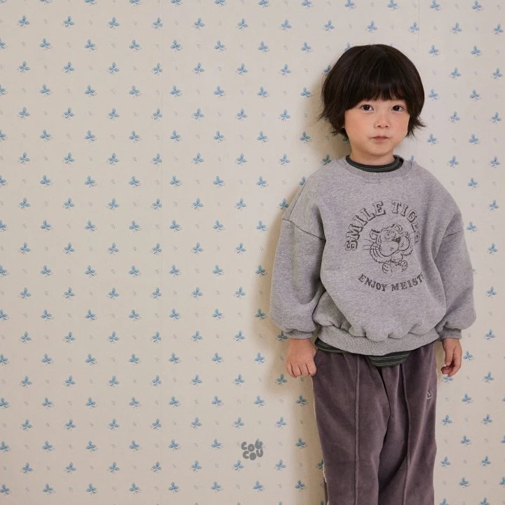 Cou Cou - Korean Children Fashion - #todddlerfashion - Tiger Sweatshirt