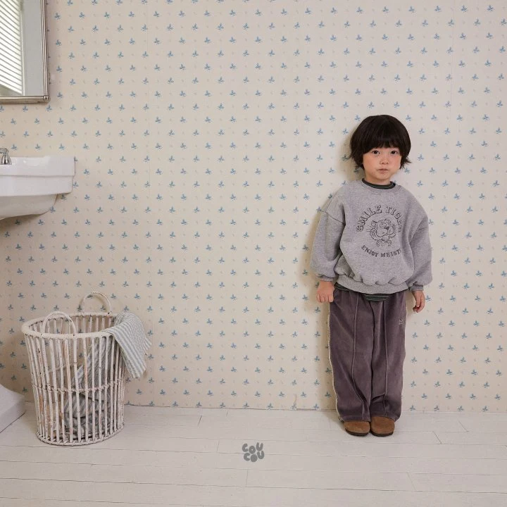 Cou Cou - Korean Children Fashion - #toddlerclothing - Tiger Sweatshirt - 2