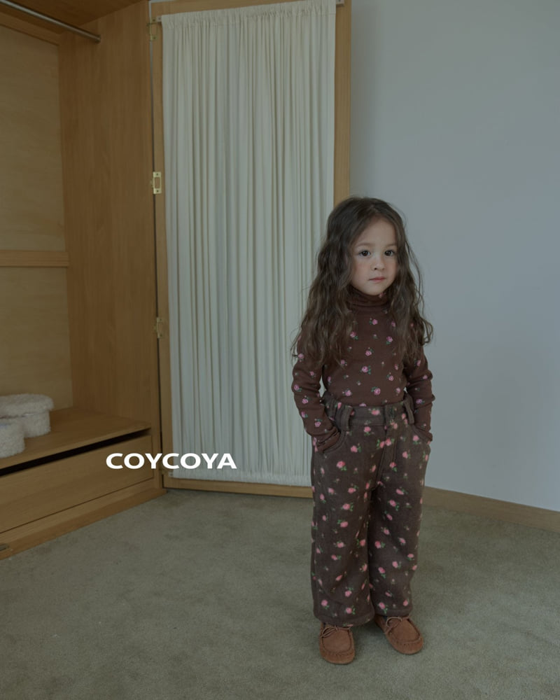 Coycoya - Korean Children Fashion - #Kfashion4kids - Rose Fleece Turtleneck - 3