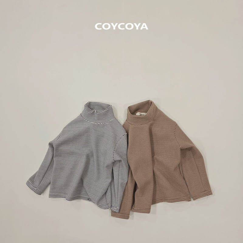 Coycoya - Korean Children Fashion - #Kfashion4kids - Brownie Turtleneck Tee - 11