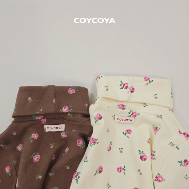 Coycoya - Korean Children Fashion - #childofig - Rose Fleece Turtleneck - 11