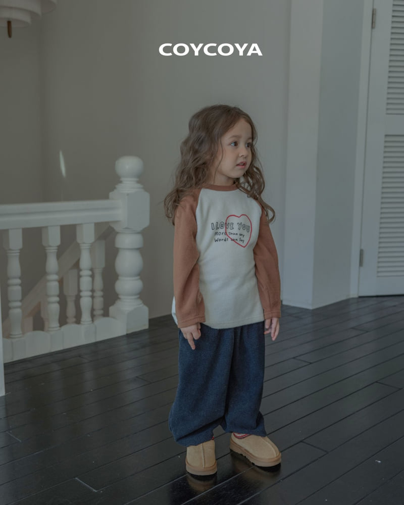 Coycoya - Korean Children Fashion - #childrensboutique - Heart Cozy Raglan Tee - 6