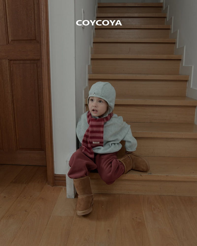 Coycoya - Korean Children Fashion - #childrensboutique - Pastel High Neck Hoodie - 3