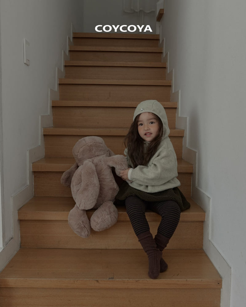 Coycoya - Korean Children Fashion - #fashionkids - Pastel High Neck Hoodie - 6