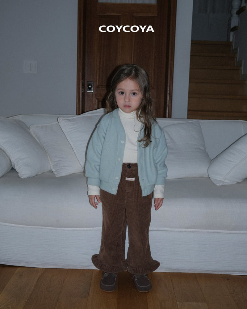 Coycoya - Korean Children Fashion - #kidsshorts - Corduroy Frill Pants