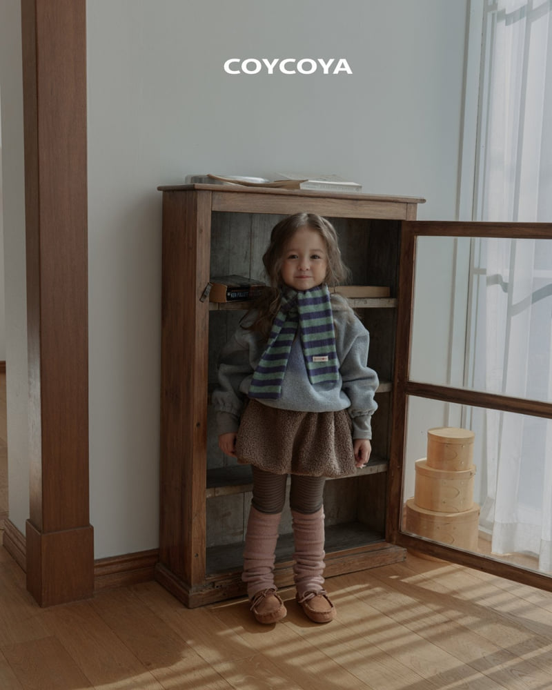 Coycoya - Korean Children Fashion - #kidzfashiontrend - Caramel Fleece Leggings - 6