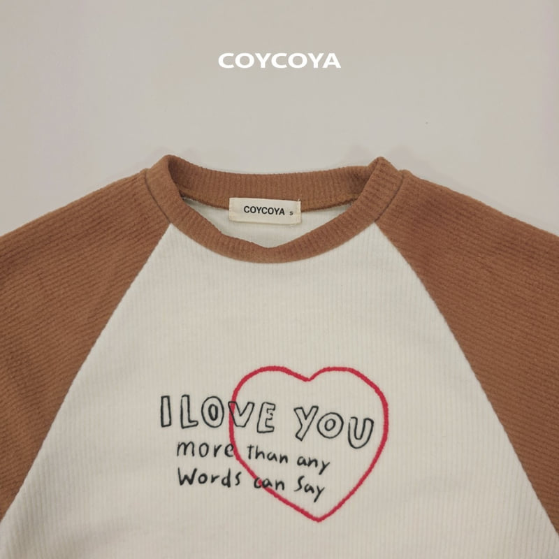 Coycoya - Korean Children Fashion - #kidzfashiontrend - Heart Cozy Raglan Tee - 12