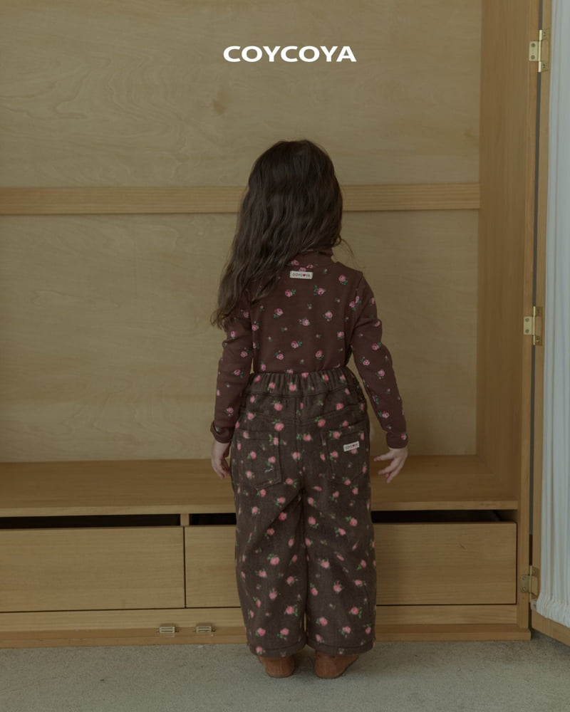 Coycoya - Korean Children Fashion - #Kfashion4kids - Rose Fleece Turtleneck - 4
