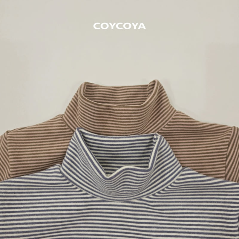 Coycoya - Korean Children Fashion - #littlefashionista - Brownie Turtleneck Tee - 12