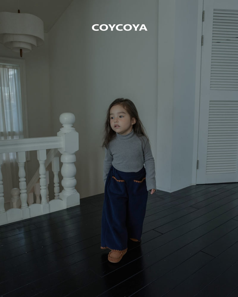 Coycoya - Korean Children Fashion - #magicofchildhood - Snug Turtleneck Tee - 7