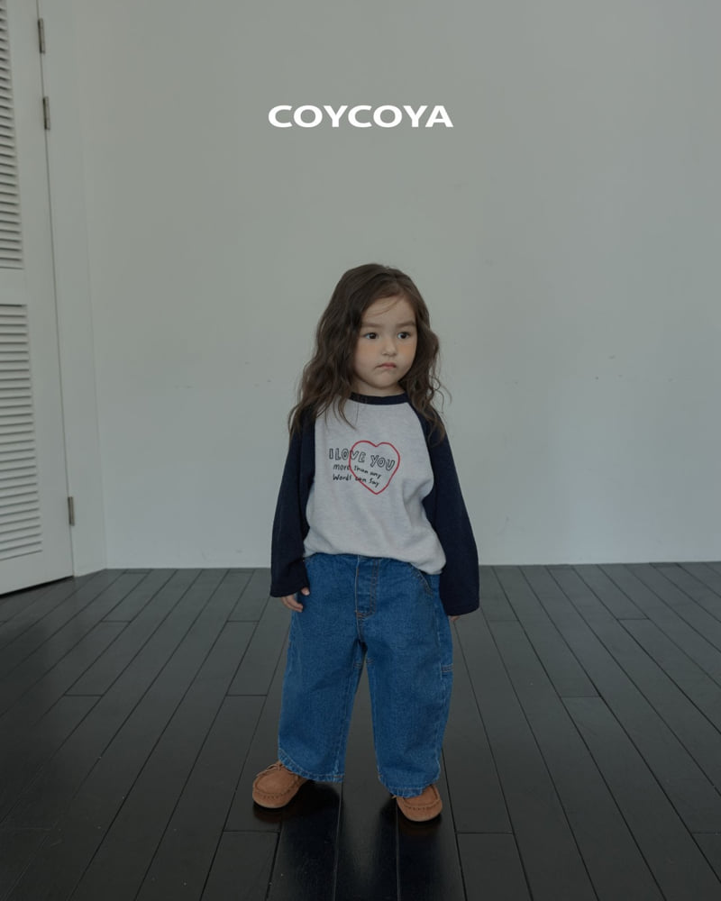 Coycoya - Korean Children Fashion - #magicofchildhood - Heart Cozy Raglan Tee
